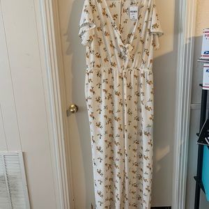 NWT wide leg jumpsuit!